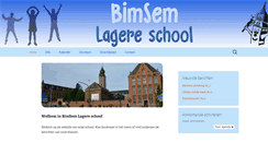 Desktop Screenshot of lagere.bimsem.be